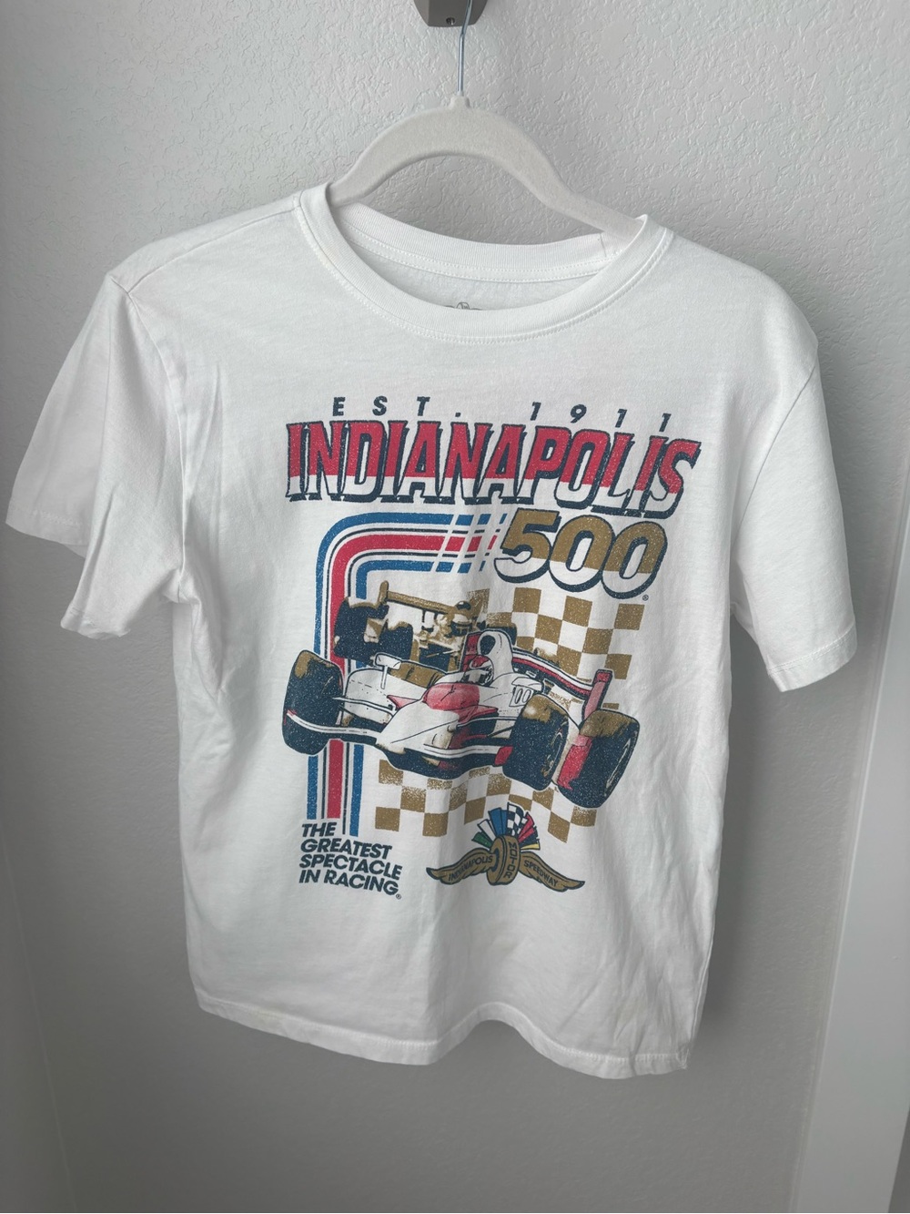 Indianapolis 500 Graphic Short Sleeve Tee - White